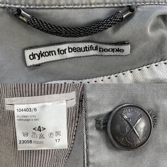 Drykorn For Beautiful People Gray Jacket - Picture 15 of 15